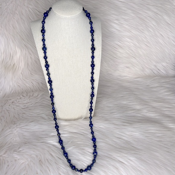 Jay King Mine Finds Lapis Lazuli Beaded Necklace - Picture 4 of 9